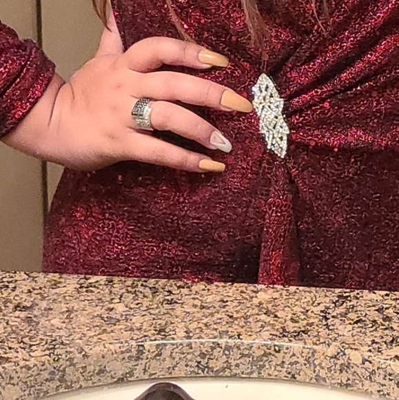 Red Evening Dress - Picture 6 of 9